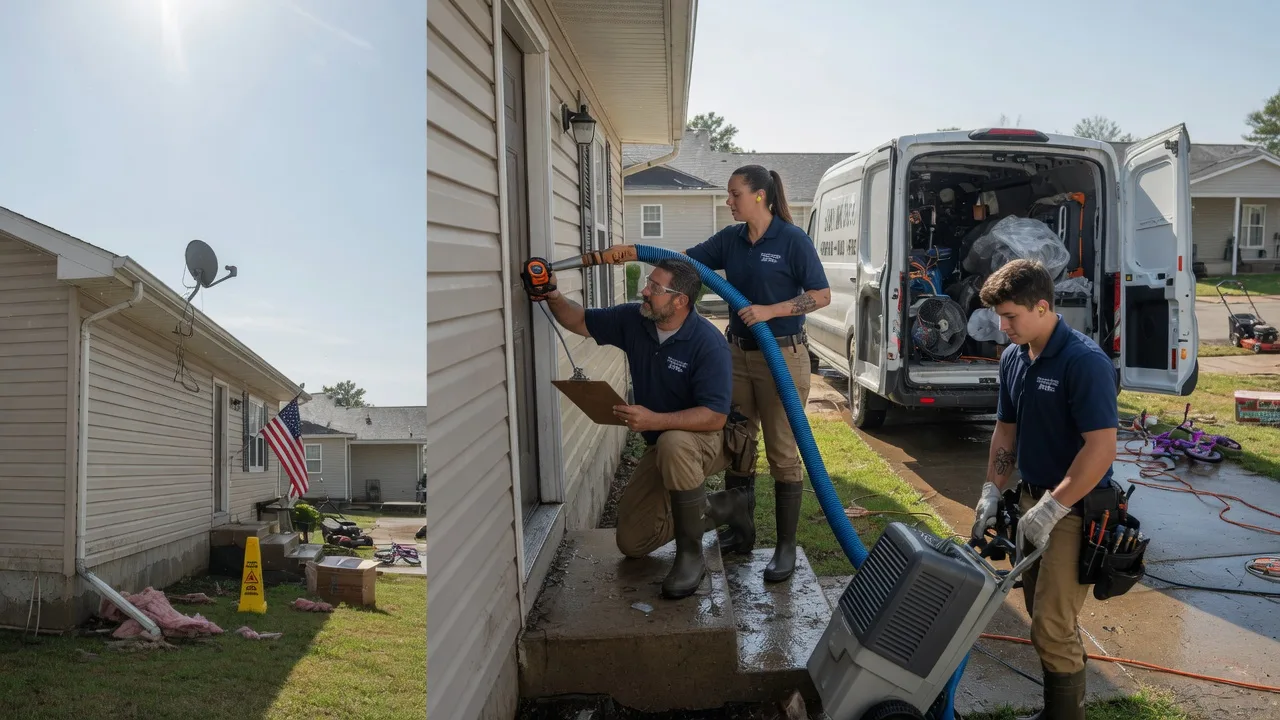 Ceiling Water Damage Restoration in Easton, PA near me